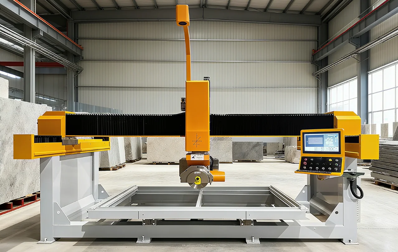 Midecnc CNC bridge saw for stone cutting — granite and marble fabrication