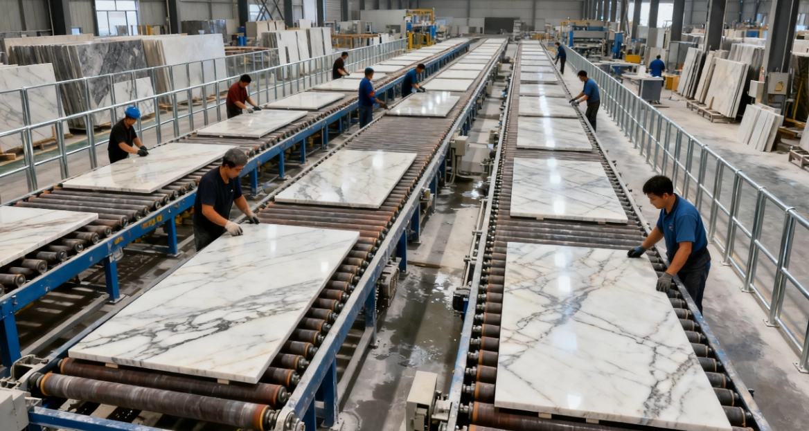 Advanced CNC stone cutting machine for professional fabricators